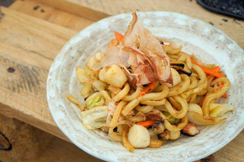 Seafood Yaki Udon (Stir-Fried Udon Noodles)